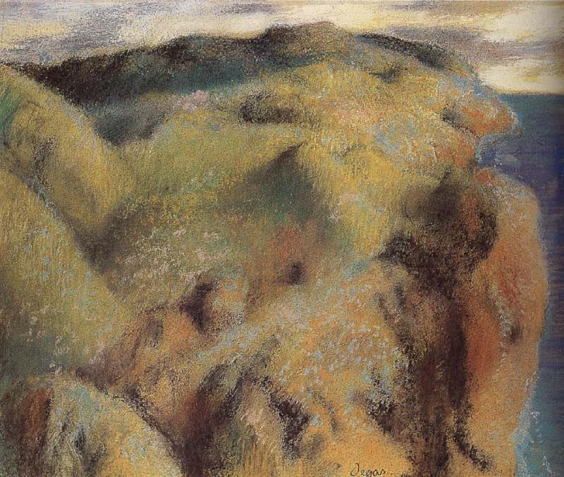 Edgar Degas Cliff Norge oil painting art
